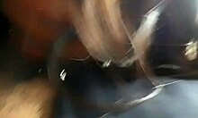 Latina Beauty Interacts With Small Companion