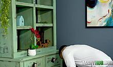 A sight for sore eyes with Scarlett Rose, Selina Bentz, and Peter Green