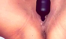 Bluee Masturbates To Squirt Cum In Your Mouth Close-Up
