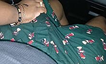 Throat goat gives sloppy blowjob in truck.