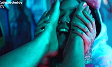 Tickling Feet And Pussy Play With Lesbian Friend