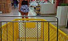 Venezuelan Hotwife Flashes Big Ass in Medellin Supermarket