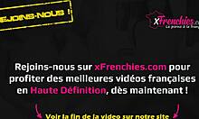 Wife Sucks Cock With French Kiss