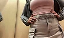 Extreme anal fucking happens in public with shaved pussy