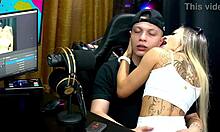 Ruan dives deep into Bianca Demarchi's pussy on wild podcast