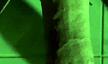 Close-Up Solo View of Newly Trimmed Hairless Pussy and Monster Cock