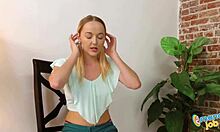 Naughty Iris Rose Strips And Sucks For Freedom