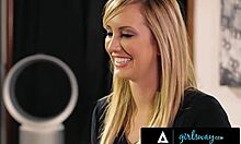 Brett rossi fulfills lesbian stepmom fantasy with kenna james and alexis fawx. On girlsway