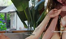 Lilly Bell Licks Little Puck's Pussy to Orgasm!