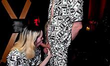 bdsm session teases with rough sex and all holes domination