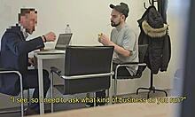 straight insurance broker convinced to suck big cock