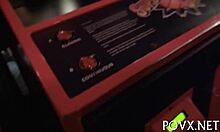 Outdoor POV blowjob with sexy teen couple