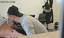 straight insurance broker convinced to suck big cock