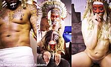 The chief directs amateurs in a rough close-up