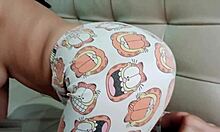 Stepsister Uses Mouth For Masturbation After Exam Blowjob On Sofa