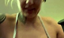 Girl trains in thong bikini at Ipanema gym, gets aroused by stares.