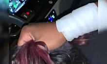 Emo girl begs to get face fucked by black cock