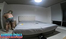 I record my husband banging our Argentine neighbor, her Brazilian ass riding hard in homemade heat.