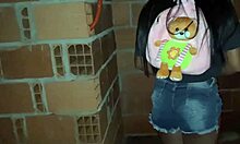 this work will never end because the sexy latina brazilian black amateur offered her little ass in public outdoor