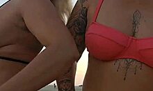 We found a virgin guy at the beach to fuck our big asses hard