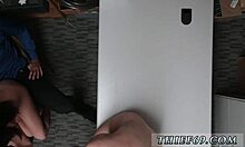 Police Officers Double Penetrate Thief In Uniform