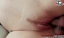 British brunette teen gets fucked hard 😈