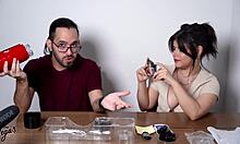 Latina Girlfriend Teases With Masturbation Toy In Panties