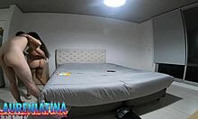 I record my husband banging our Argentine neighbor, her Brazilian ass riding hard in homemade heat.