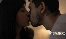 Goth Stepsis Charlottee Rides Boyfriend In Bed, Lamenting His Lack Of Skills.