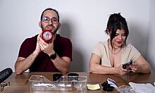 Latina Girlfriend Teases With Masturbation Toy In Panties