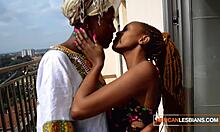 Big Ass Ebony Lesbians Oiled Up Licking Pussy