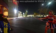 Trixi Brooks Blows Gibby The Clown In Halloween Costumes.