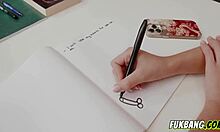 student teacher anal lesson in home