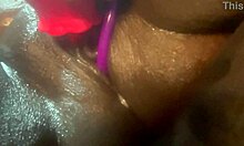 the girl next door shares her emergency candy in a homemade close-up.