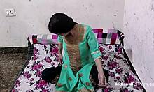 Indian wife deepthroats big meaty cock and swallows cum in homemade sex