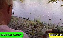 Dean and Dan double team petite Serina Gomez in Prague pounding