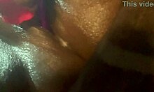 the girl next door shares her emergency candy in a homemade close-up.