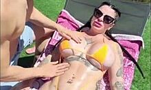 Amateur Spanish Pornstar Enjoys Pool and Foosball Game