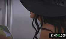 curvy teen slut lexi sample getting pounded hard on halloween with big ass blowjob