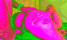 Redhead Amateur Couple's Homemade Fun: Monster Cock Fucks Pussy With Pink Socks On For Intense Orgasm