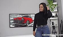 Exquisite Brunette Darling Shagged