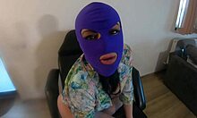 Tall Fat MilfyCalla in Lingerie Smokes and Gives Commands During Solo Masturbation