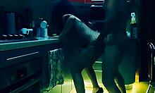 beautiful slender wife rough fucked in kitchen 😈