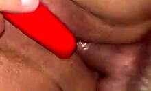 latina babe swallows big load in pov