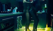 beautiful slender wife rough fucked in kitchen 😈