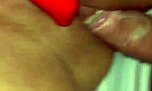 latina babe swallows big load in pov