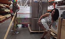 Queen Rogue Fucks Gibby the Clown in Home Depot Sex Tape