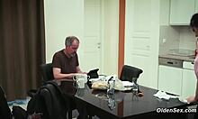 Young Teen Seduces Stepdad With Blowjob In Kitchen