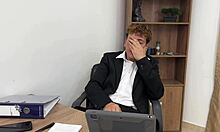 Petrovakathx has sex with her boss in doggystyle orgasm