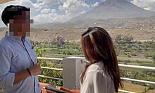 Latina realtor tours client then fucks